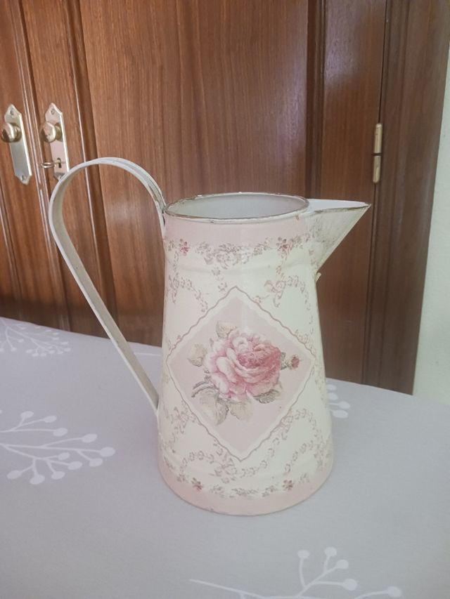 Set vintage: bandeja, jarra, servilletero & posava