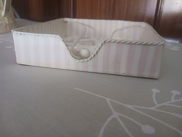 Set vintage: bandeja, jarra, servilletero & posava