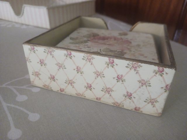 Set vintage: bandeja, jarra, servilletero & posava