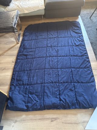 Edredón azul 90cm - Súper cálido