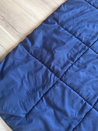 Edredón azul 90cm - Súper cálido