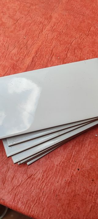 Azulejos blancos 10x20 cm