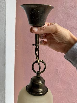 3 Lámparas techo vintage