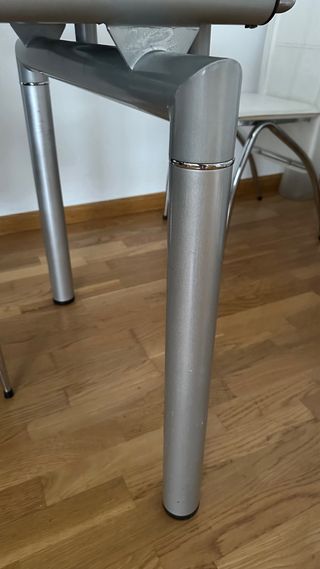 Mesa cristal negra 