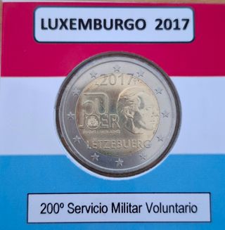 Luxemburgo 2017 200° Aniversario servicio militar