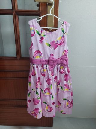 Vestido niña Mayoral estampado frutas