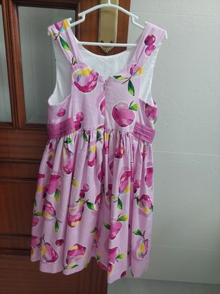 Vestido niña Mayoral estampado frutas