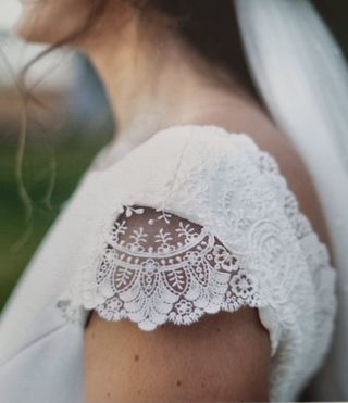Vestido novia Estela Garro - Blanco