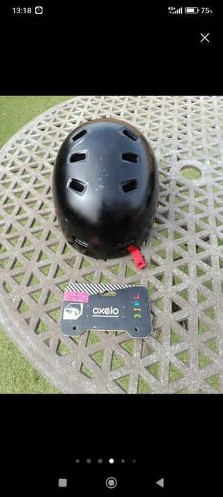 Patines Oxelo + casco + protecciones