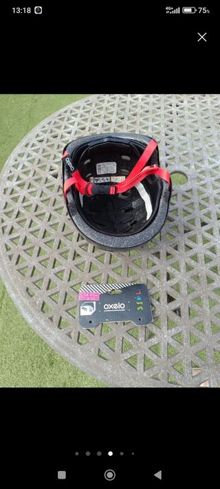 Patines Oxelo + casco + protecciones