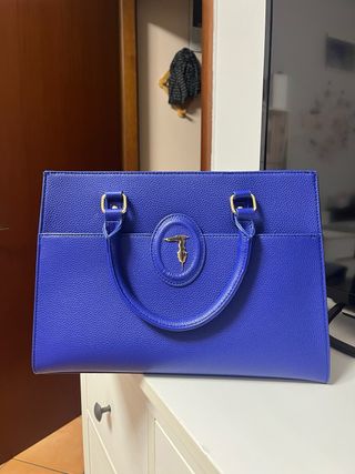 Borsa Trussardi blu elettrico