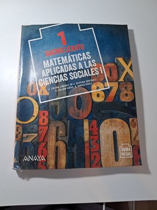 Matemáticas aplicadas a las Ciencias Sociales I.