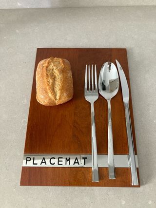 4 Manteles individuales madera y tablas corte