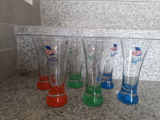 6 Copos Compal - Vidro - Coleção