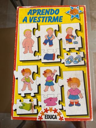Aprendo a vestirme - Puzle Educativo