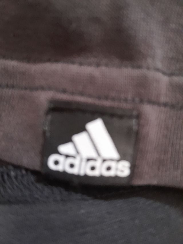 Camiseta Adidas vintage negra y naranja