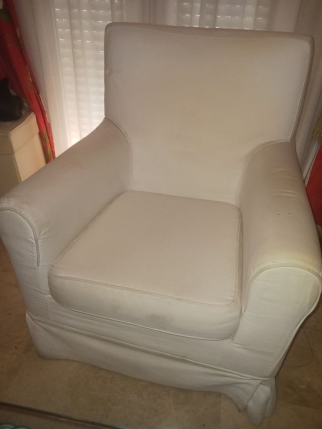 Sillón blanco relax