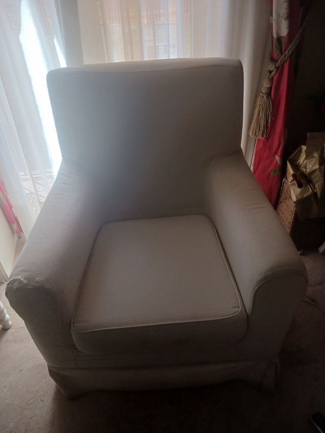 Sillón blanco relax