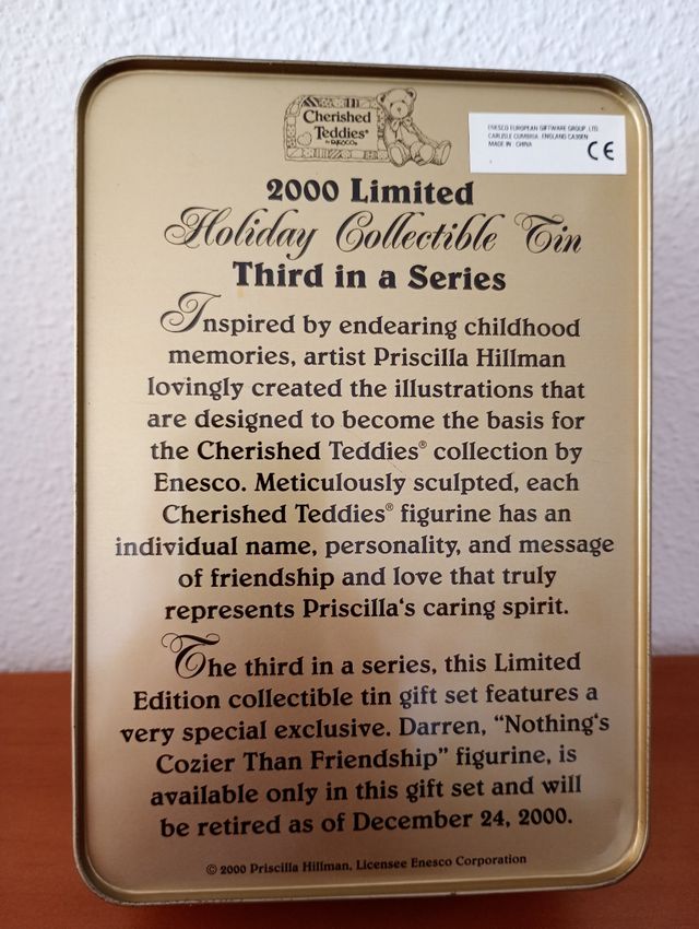 Ositos Coleccionables Cherished Teddies de Enesco