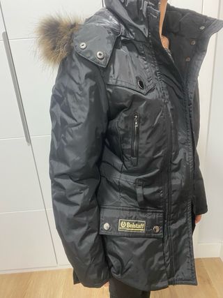 Parka Belstaff negra mujer