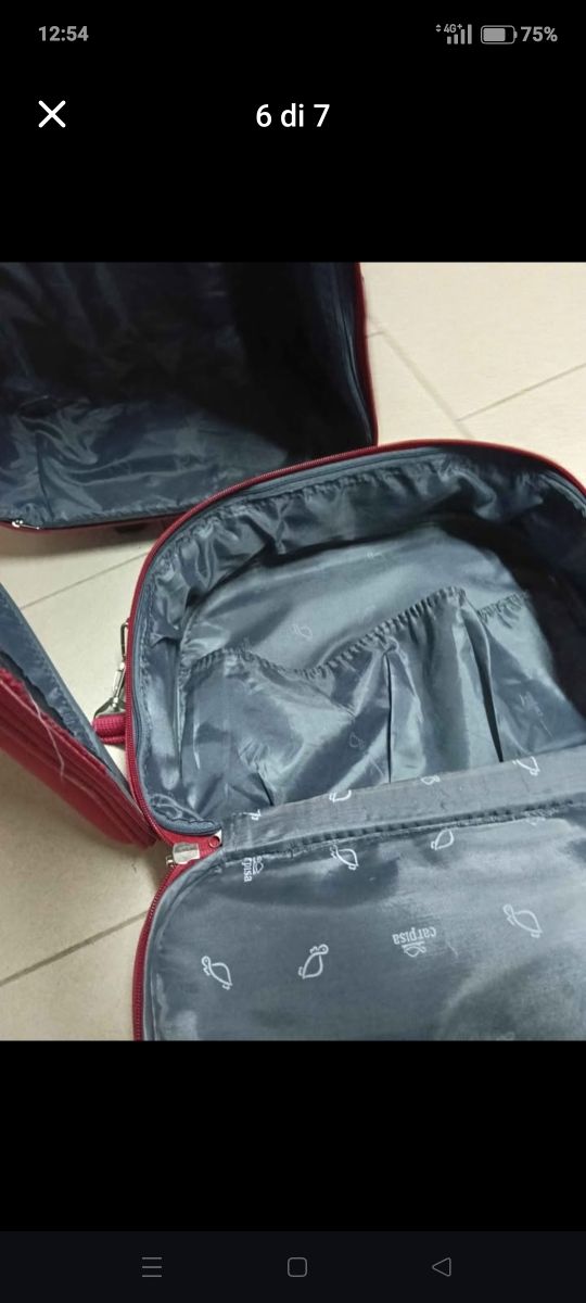 2 Valigie Carpisa rosse