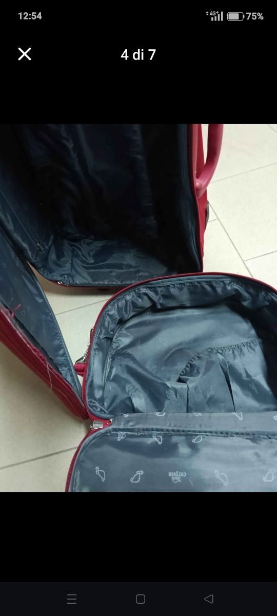 2 Valigie Carpisa rosse