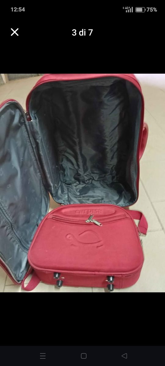 2 Valigie Carpisa rosse