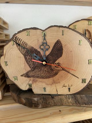 Reloj madera artesanal
