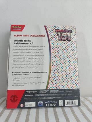Binder collection pokemon 151 español
