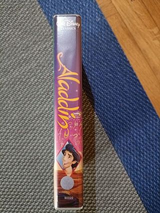 VHS Aladdin (Inglés) - Clásico Disney