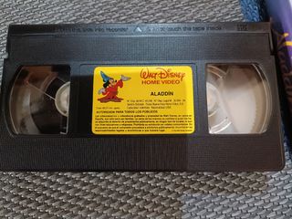 VHS Aladdin (Inglés) - Clásico Disney