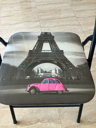 Silla plegable París vintage