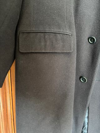 Abrigo Burberry vintage XXL negro