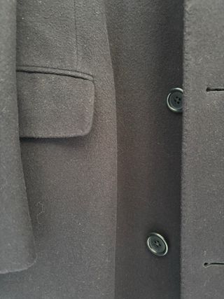 Abrigo Burberry vintage XXL negro