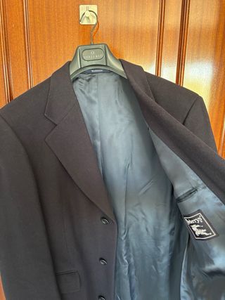 Abrigo Burberry vintage XXL negro