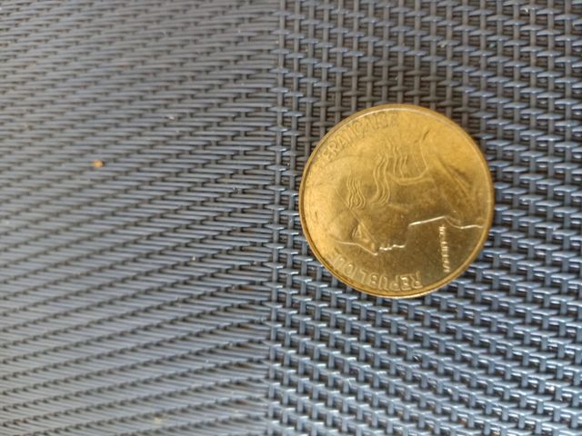 Moneda 20 céntimos Francia antigua