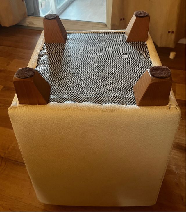 Puf beige - Asiento pequeño