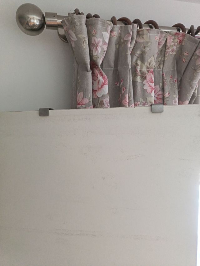 Colgador puerta - Metal plateado