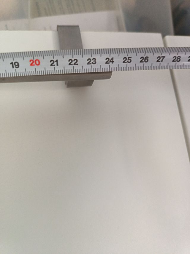 Colgador puerta - Metal plateado