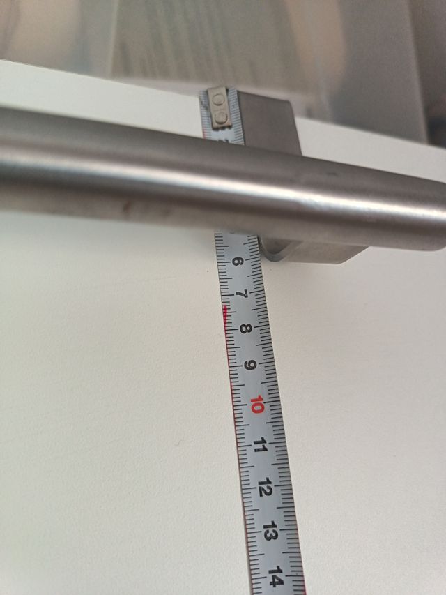 Colgador puerta - Metal plateado