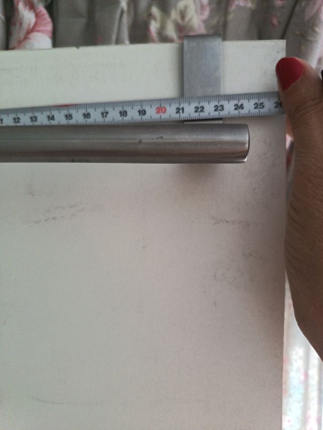 Colgador puerta - Metal plateado