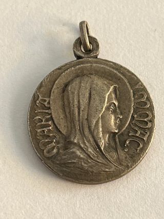 Medalla religiosa plata - Corazón de Jesús 