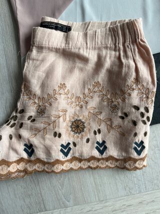 ZARA shorts+ATMOSPHERE top TS como nuevo