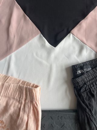 ZARA shorts+ATMOSPHERE top TS como nuevo