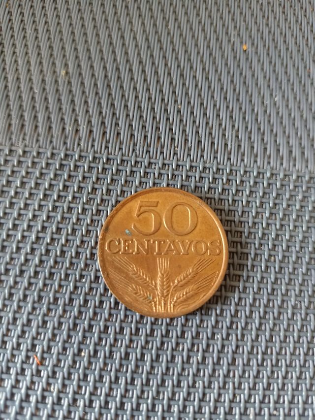 Moneda antigua Portugal 1970