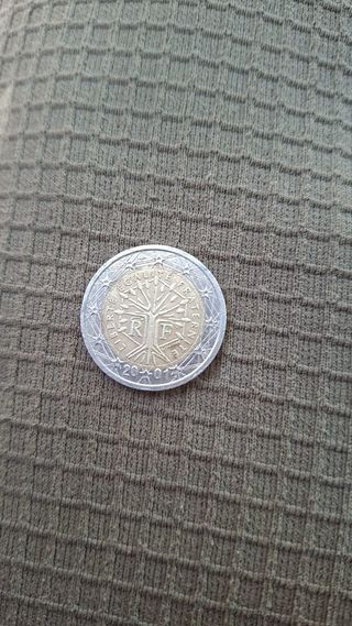 Moneda 2€ Francia 2001