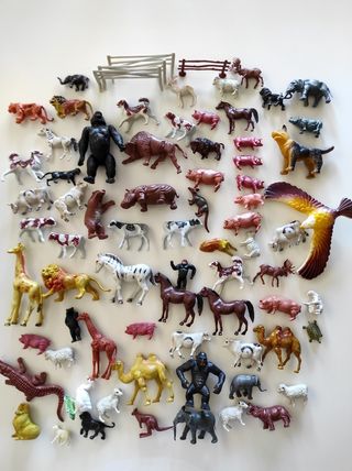 Figuras animales PVC vintage