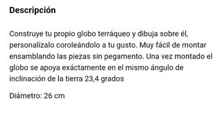 Globo terráqueo DIY puzzle