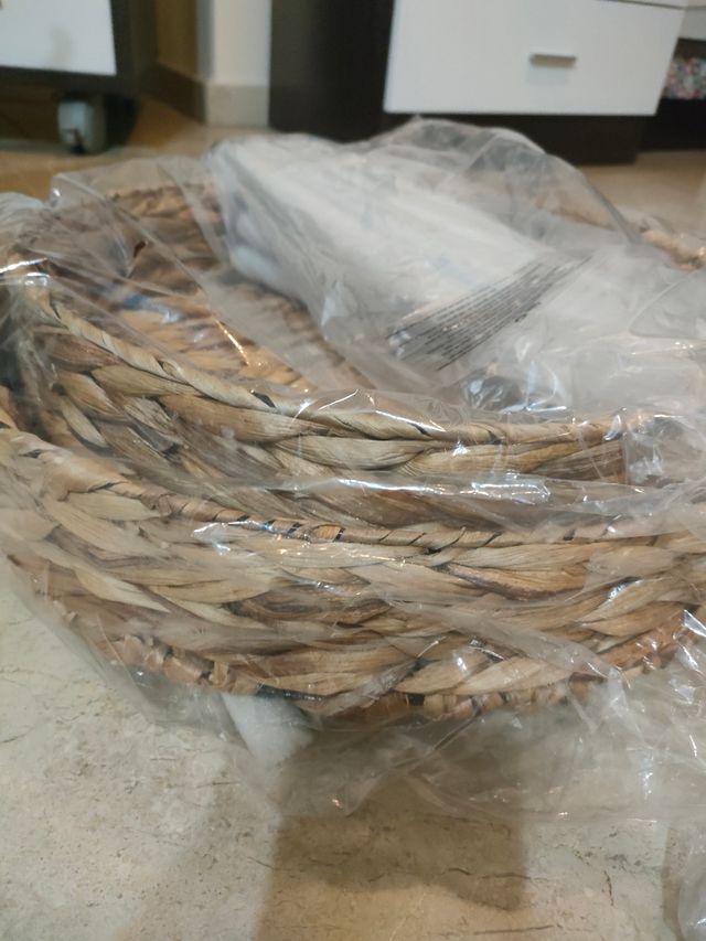 2 Mesitas Boho + ventilador.