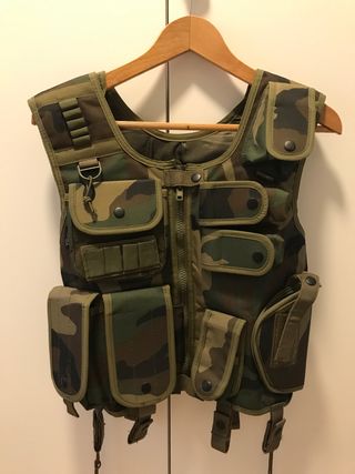 Chaleco táctico militar multibolsillos